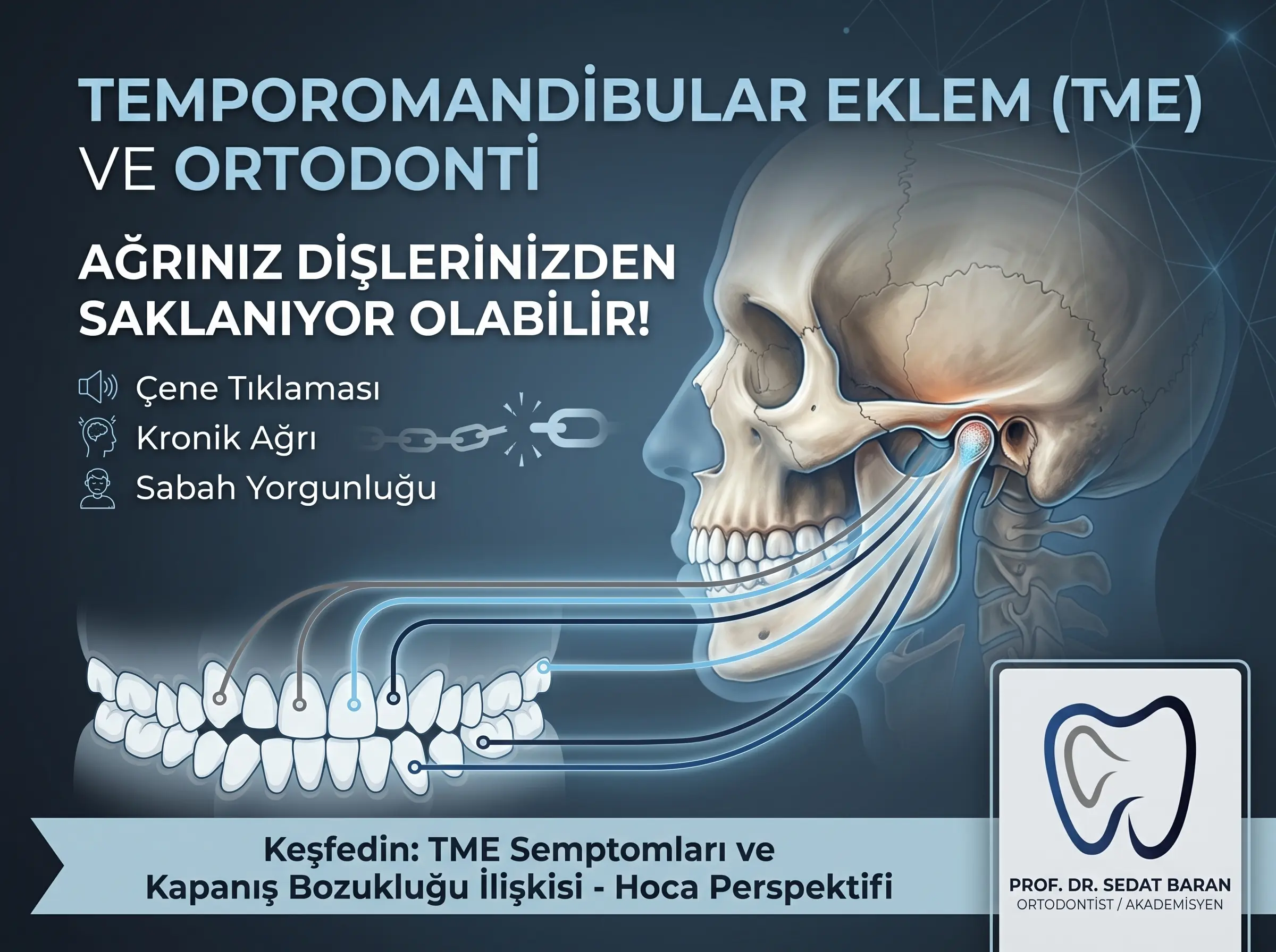 Çene Eklemi (TME) Sorunları: Neden Çenemden Ses Geliyor ve Ne Yapmalıyım?